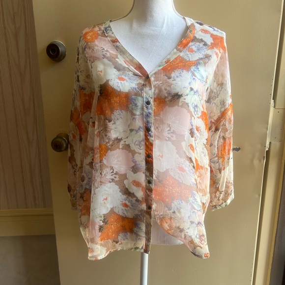 Buffalo Sheer Button Down EUC - Picture 2 of 9